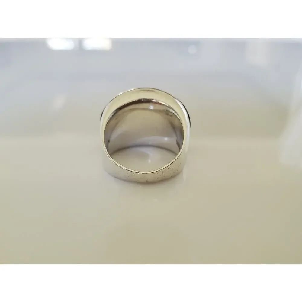 Germany Made Sterling Silver Onyx Ring
